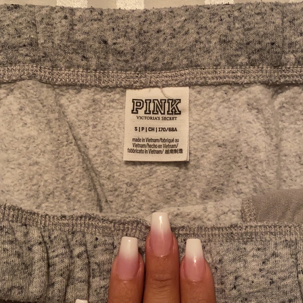 Victoria secret PINK Sweatpants grey/black/white - Picture 4 of 4